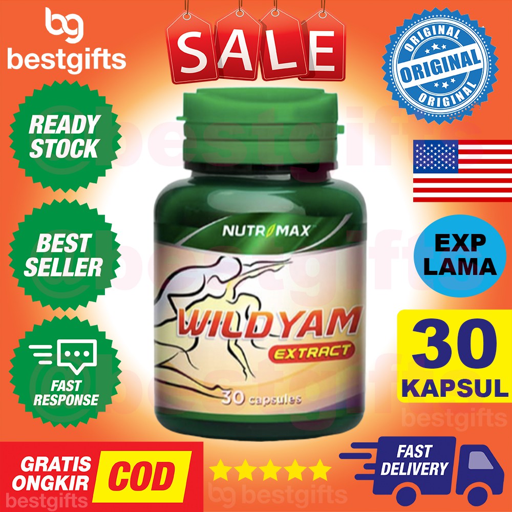 NUTRIMAX WILD YAM EXTRACT 30 KAPSUL