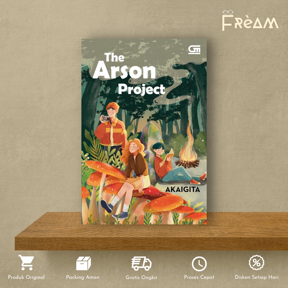 Buku Novel Young Adult: The Arson Project by Akaigita