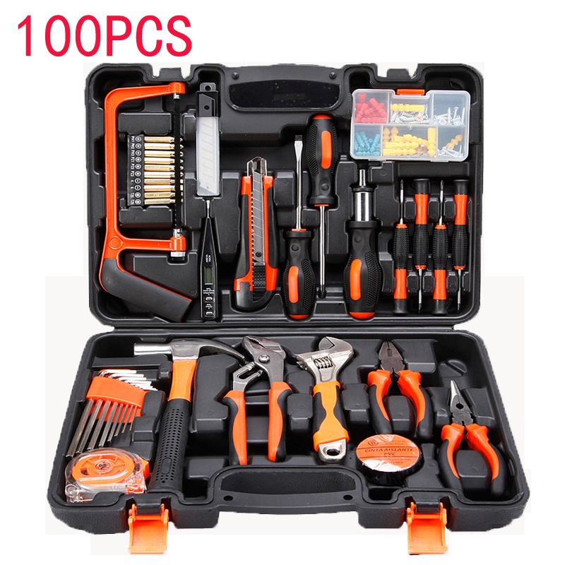 100 PCS Toolset Toolkit Toolbox Tool Set Tool Kit Tool Box