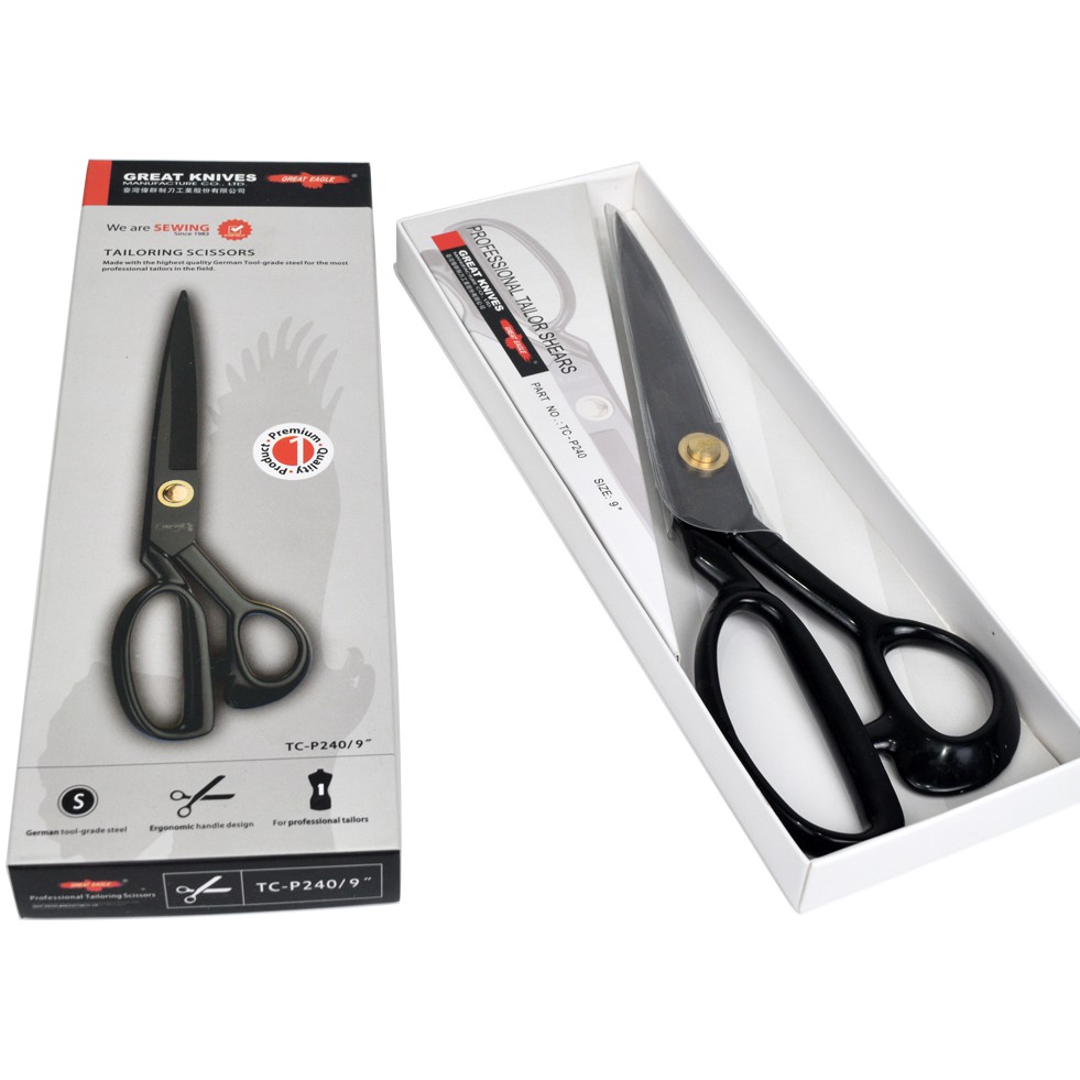 Gunting Potong Bahan Kain Golden Eagle 9 inch TC-P240 - Tailor Scissors