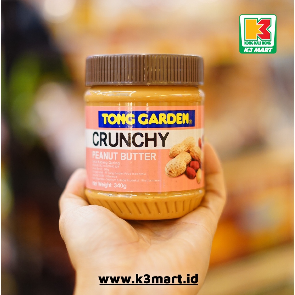 

Tong Garden Crunchy Peanut Butter 340Gr