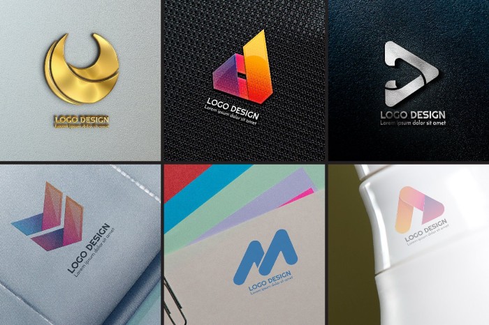 984 Modern Logo Shape - Photoshop &amp; Illustrator