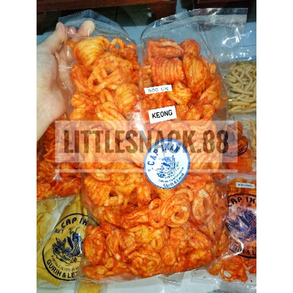 

KERUPUK CAP IKAN KEONG 500GR