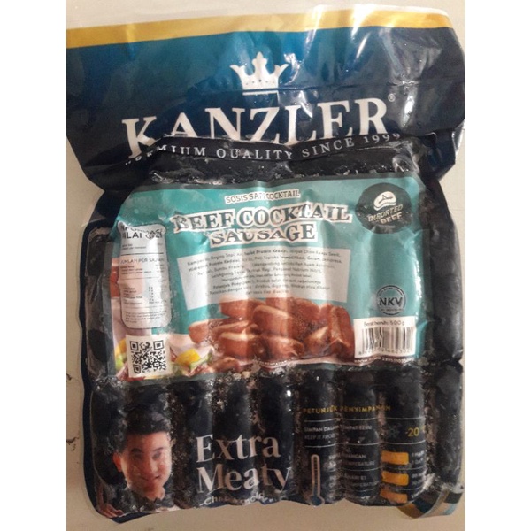 

Kanzler Sosis Cocktail Cheese & Beef