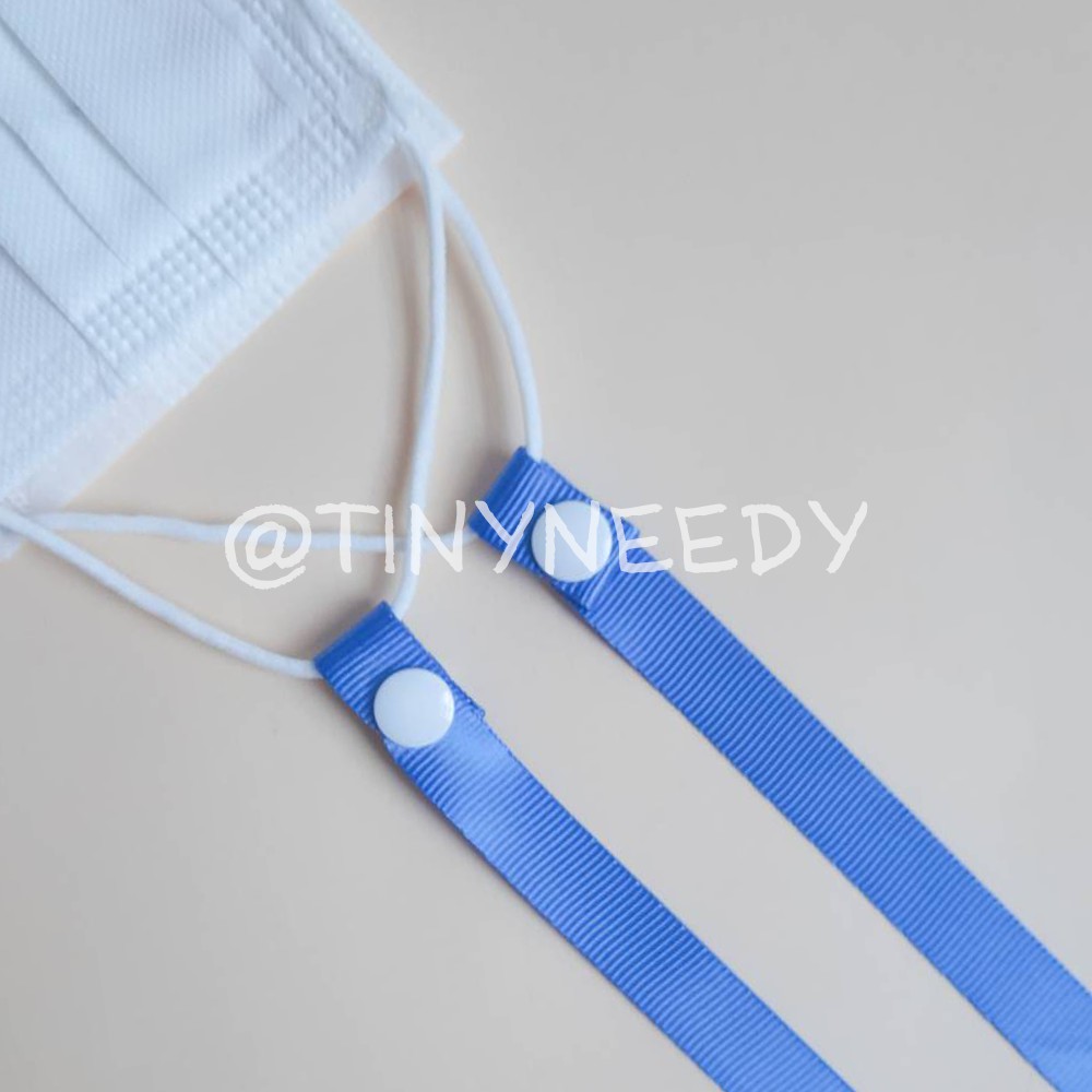 

Mask Holder Strap Lanyard Tiny Needy variasi BIRU MUDA
