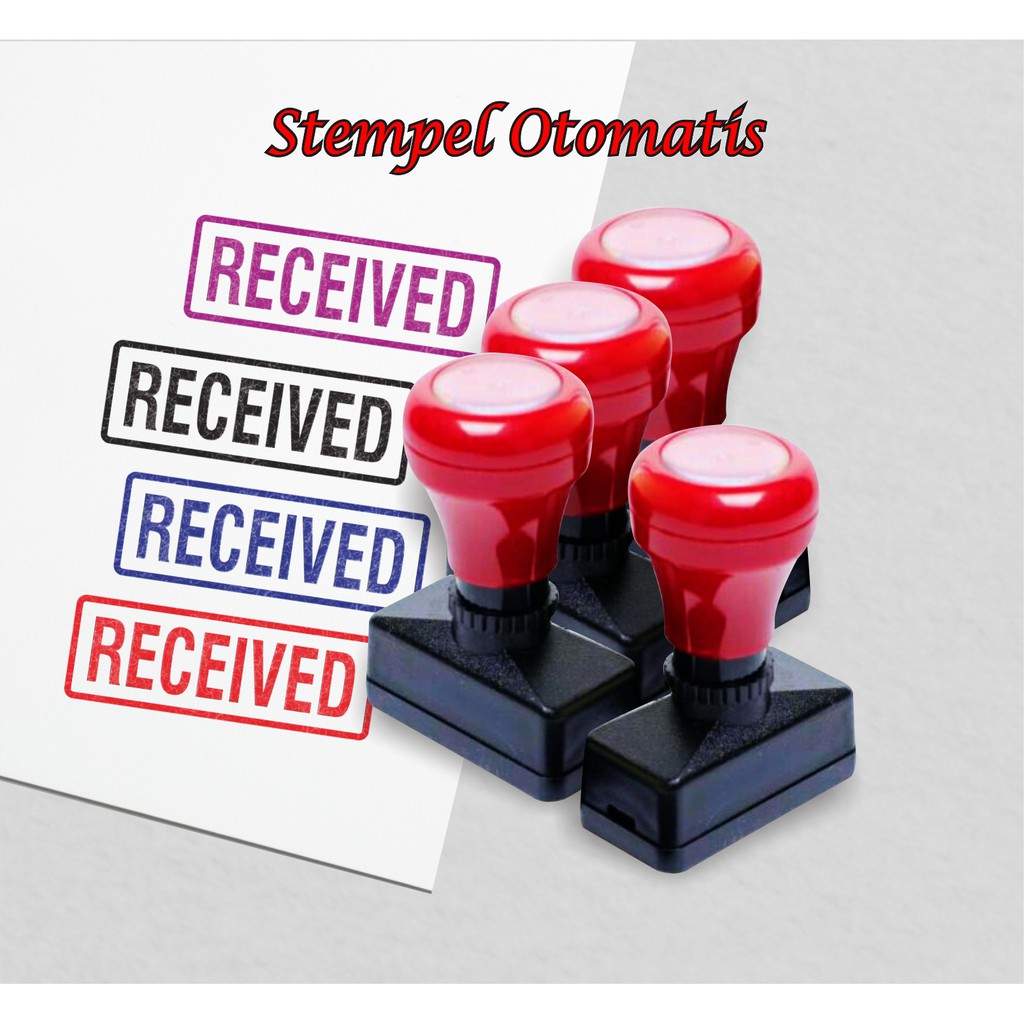 

Stempel Flash Otomatis RECEIVED