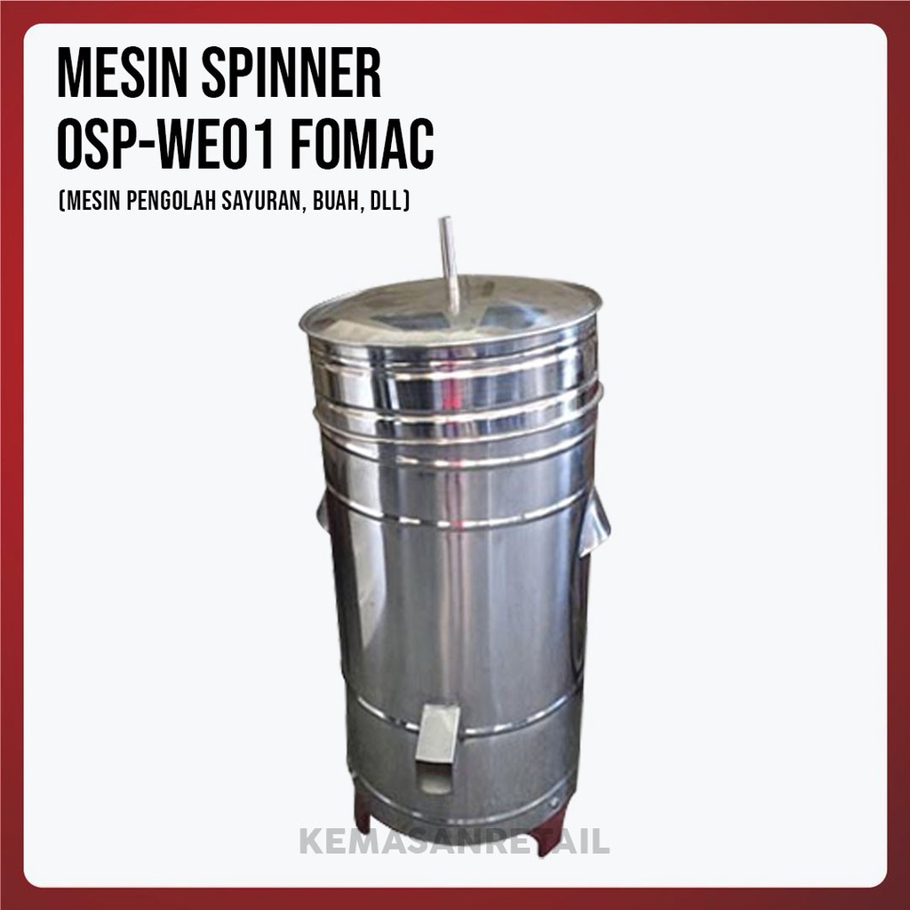 Mesin Peniris Minyak Spinner Fomac OSP-WE01 | KEMASAN JAYA GEMILANG