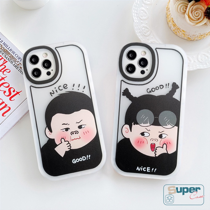 Couple Case Oppo A17 A17K A96 A15 A12 A32 A55 A16K A78 A58 A31 A9 A11 A74 A15S A36 Reno 7Z 4 8 6 5 4F A7 A3s6 A35 A33 A1K A11k A54 A1 A12E A5s A53 A95 Cowok Lucu Sarung Belakang Lembut Cewek