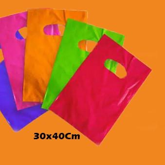 

[Isi 100] Plastik Plong HD Plastik Warna Oval 30x40 Kantong Plastik Olshop tebal 50Micron Murah