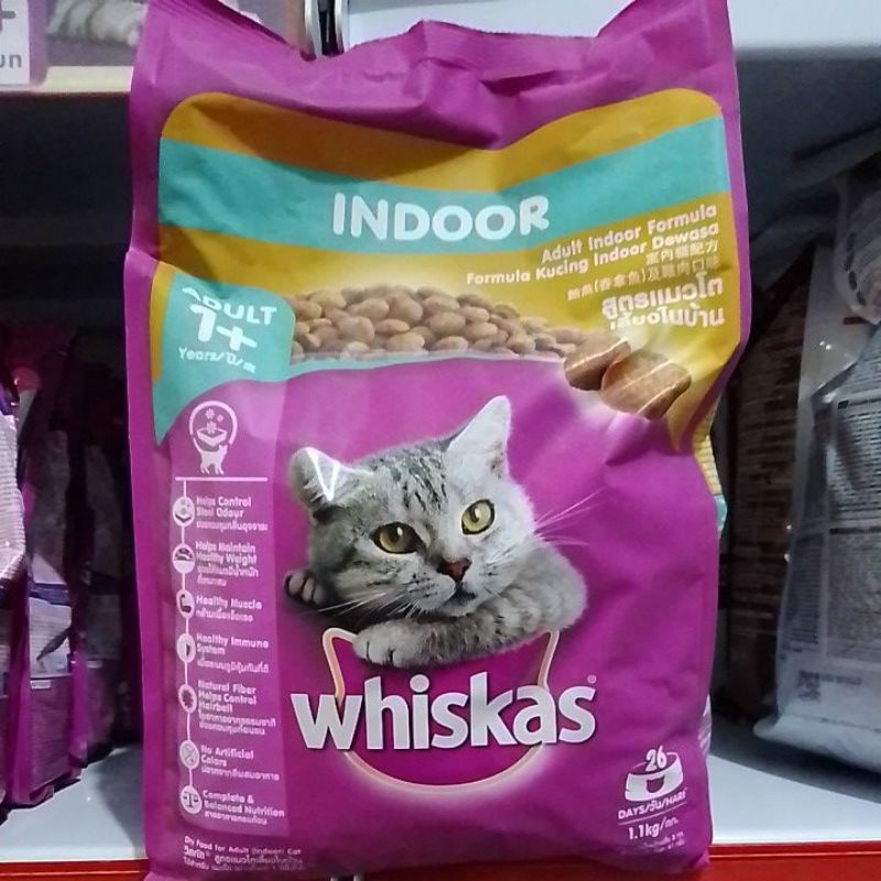 Whiskas indoor 1.1kg