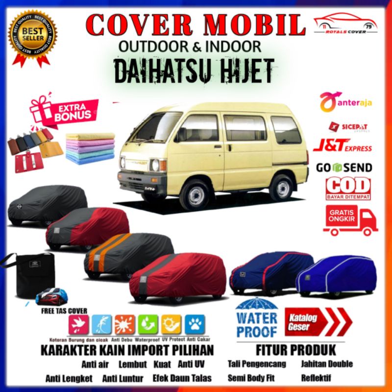 Body Car Cover Mobil Daihatsu Hijet / Sarung Mobil Hijet / Selimut Penutup Mantel Pelindung Outdoor