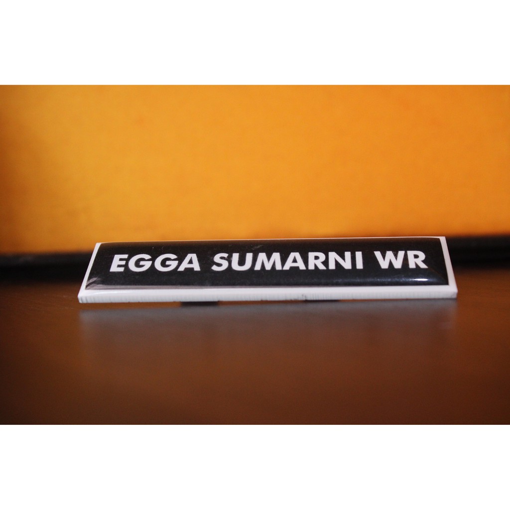 

NAMETAG/NAMA DADA/PAPAN NAMA AKRILIK PUTIH PENITIK