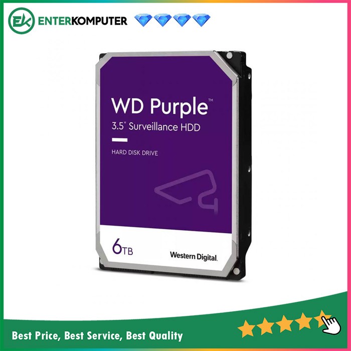 WDC Purple Surveillance 6TB - WD63PURZ / HDD 6TB