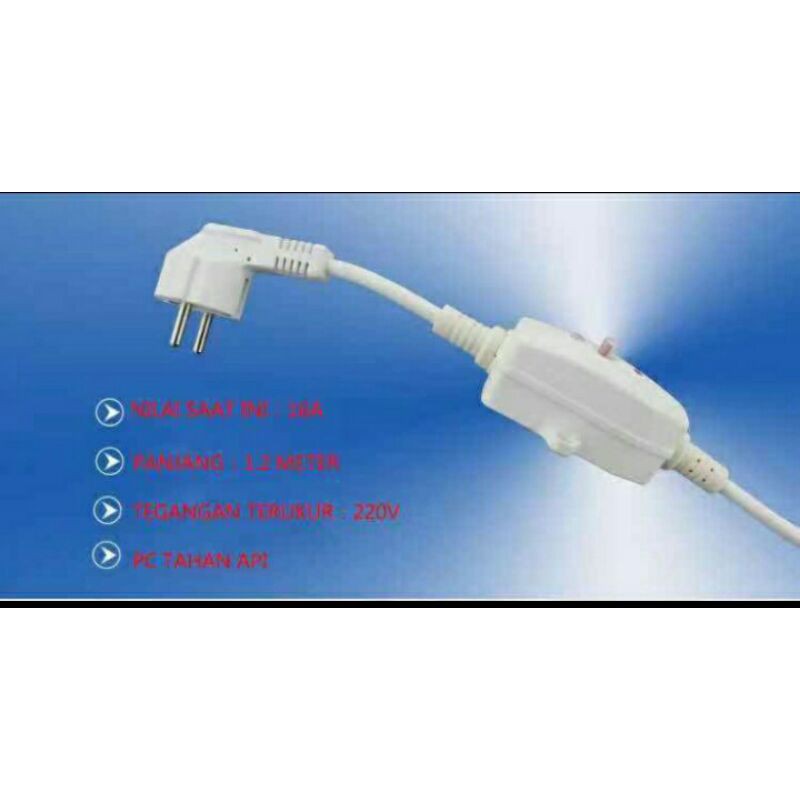 Kabel ELCB Water Heater Listrik Semua Merk / Stop Kontak Anti Konsleting