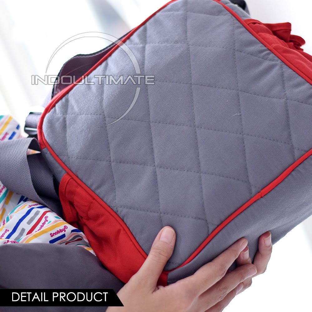 Tas Diaper Bayi SNOBBY (Size SMALL) Tas Perlengkapan Bayi Diaper Bag Tas Popok Bayi Tas Botol Susu Baby Travel Bag Baby Bag Organizer BY-13