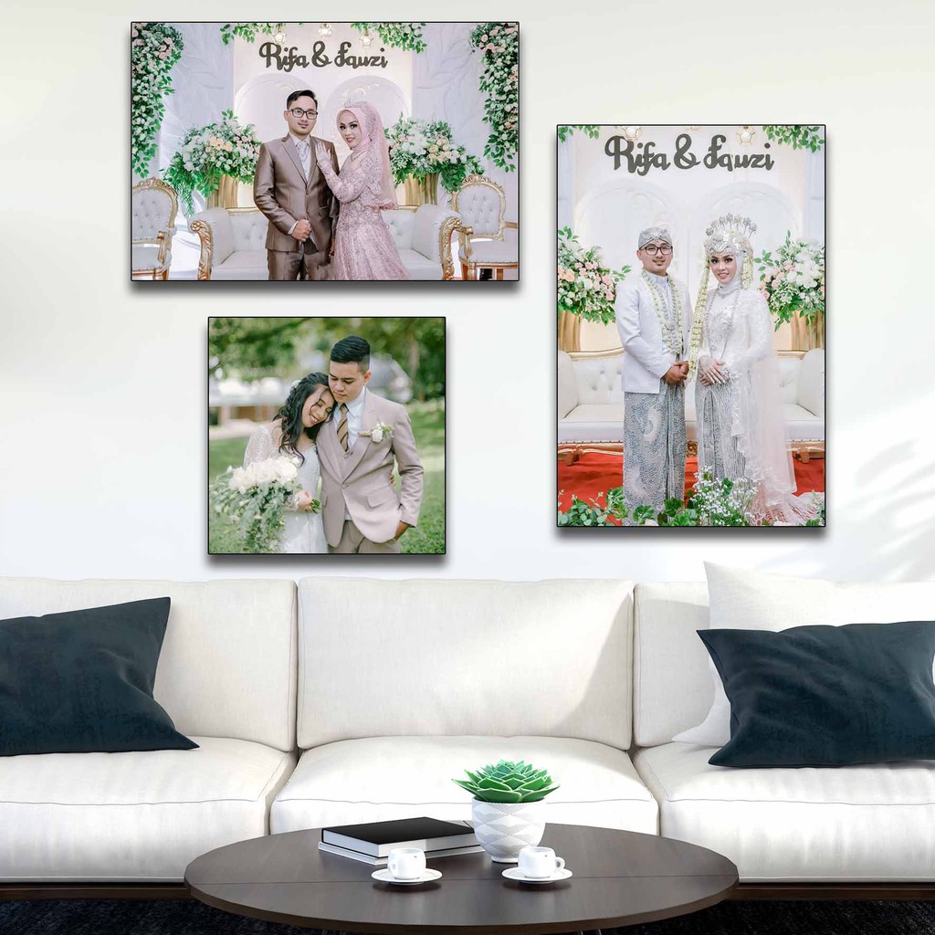 Cetak foto uk 17r ( 30x40 ) - media kayu mdf