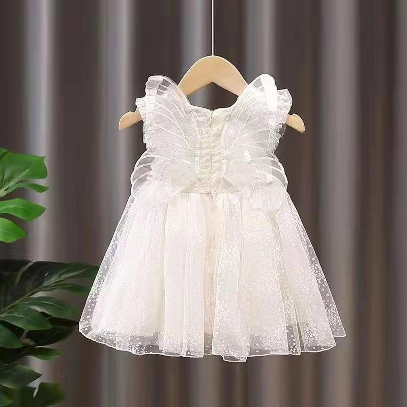 [PRINCESS KESLI]0-7tahun Dress Pesta princess Gaun anak perempuan Rok anak bayi Dress kupu-kupu rok tutu bayi baju bayi perempuan