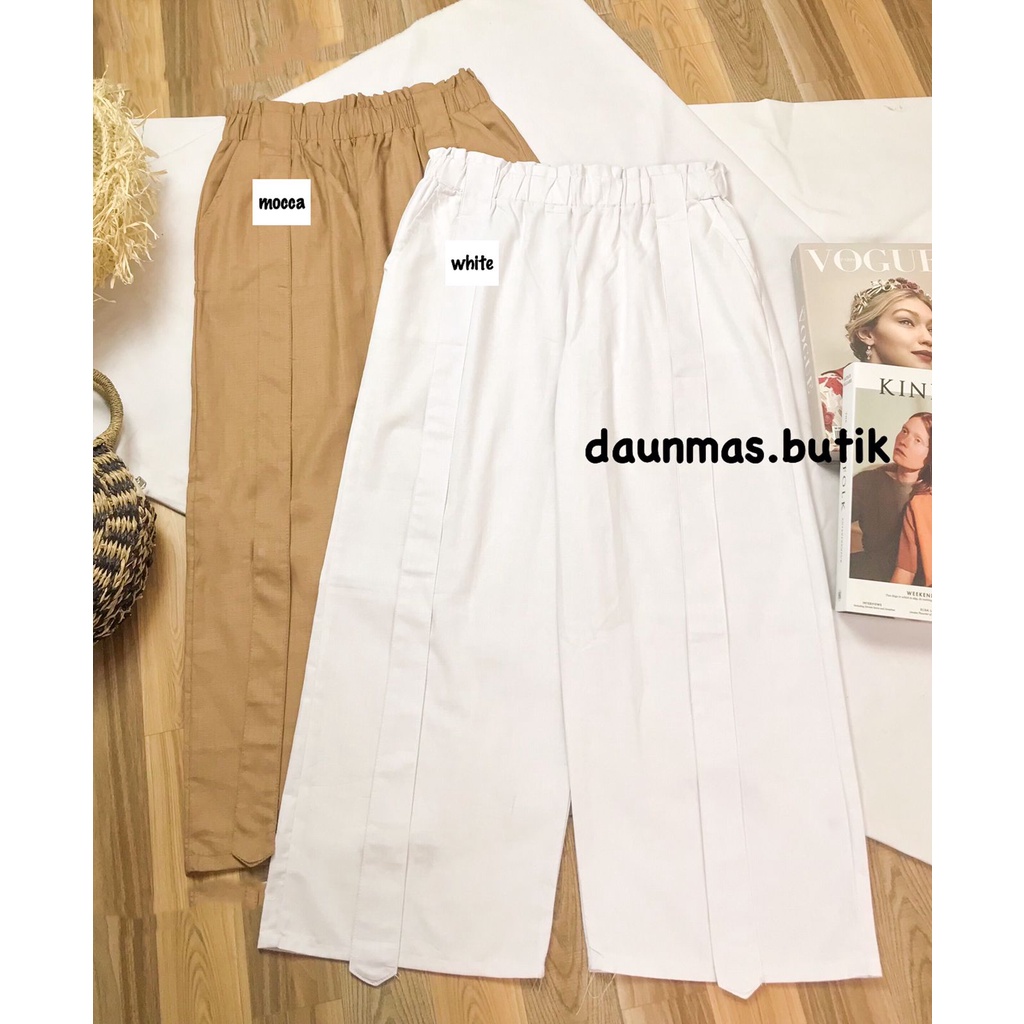 1KG MUAT 4PCS | KULOT BIYE PALLAZO KOMBINASI TALI HITS OOTD SELEBGRAM FASHION GROSIR MURAH WANITA