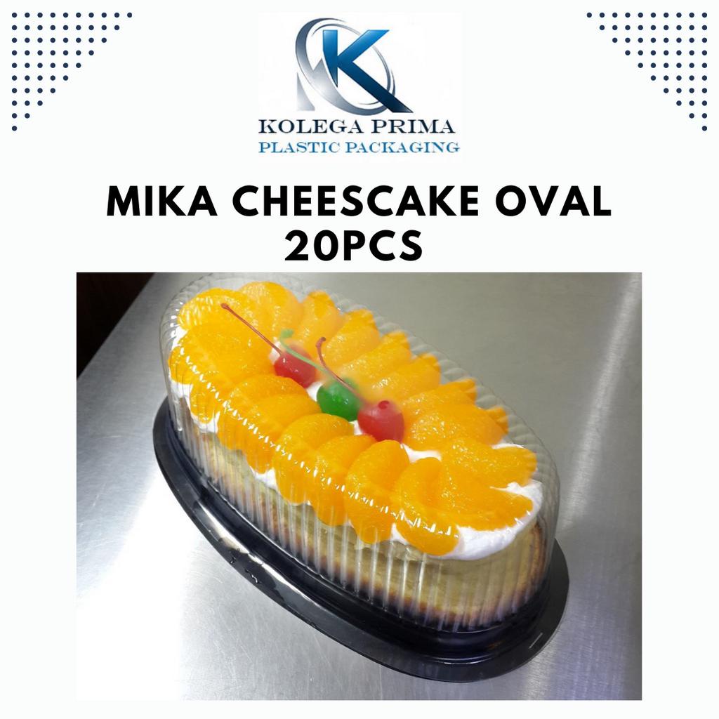 MIKA KUE OVAL/ CT OVAL/ MIKA PUDING/ MIKA CHEESECAKE OVAL MURAH ISI 20 SET