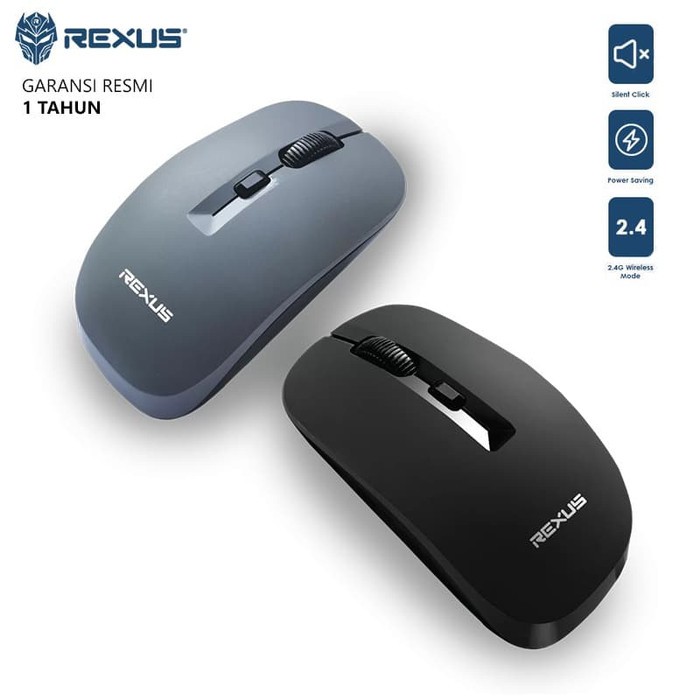 Mouse Wireless Rexus Office Silent Click 2.4ghz Q20 - Rexus Q-20 mouse Wireless