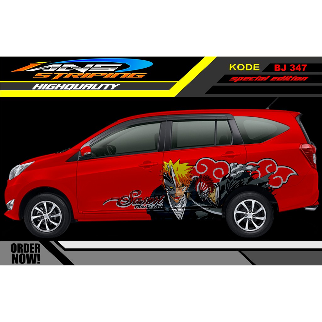 DECAL STICKER MOBIL SIGRA / STIKER MOBIL CALYA, MOBILIO / DECAL STICKER MOBIL