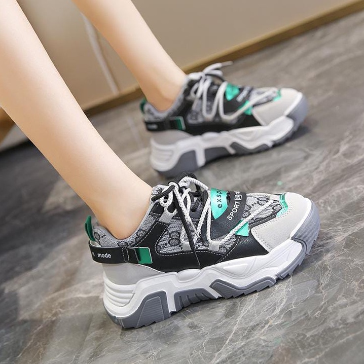 TBIG [COD] Sepatu Sekolah Sneakers Import Shoes SportCF Wanita Sepatu Korea Style Sekolah Kuliah