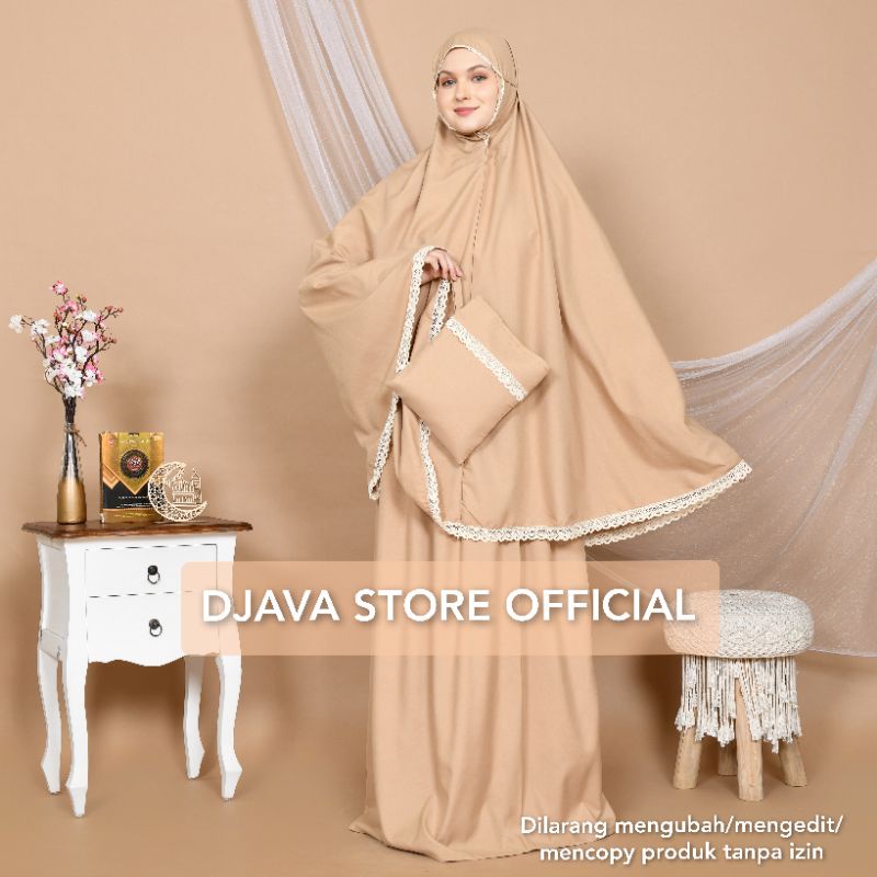 Mukena Katun Dewasa Travel azzura mukena katun premium jumbo renda