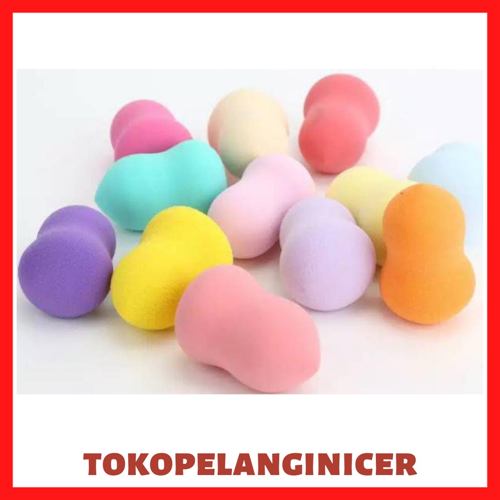 Spon Sponge Make Up Beauty Blender Cute Colourful Unik Makeup Face Blend Kosmetik