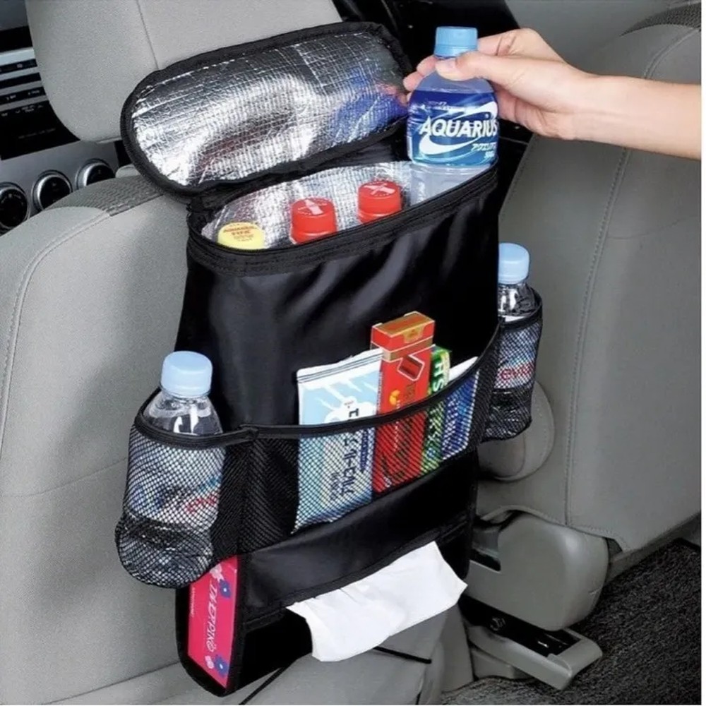 Tas Penyimpanan Sandaran Kursi Mobil Multifungsi Grocery Bags Car Seat Back Cloth Multi Pocket Storage Bag Tablet Pouch Organizer Car Backseat Organizer Tempat Penyimpanan Aksesoris