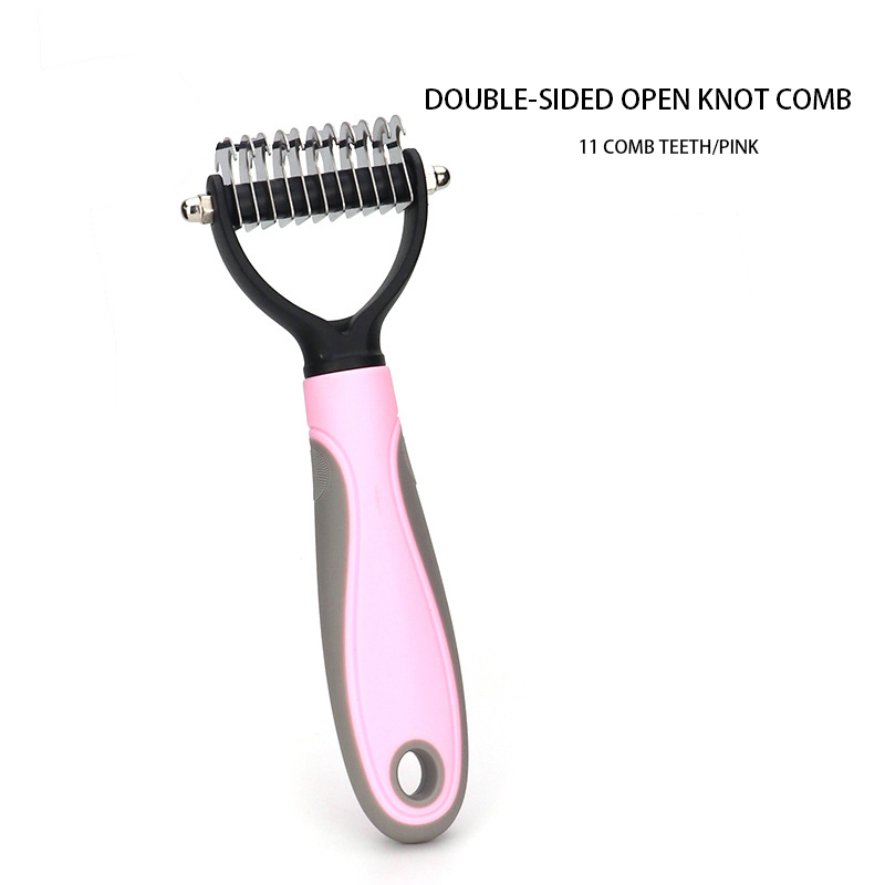 Sisir Grooming Bahan Stainless Steel Untuk Anjing / Kucing