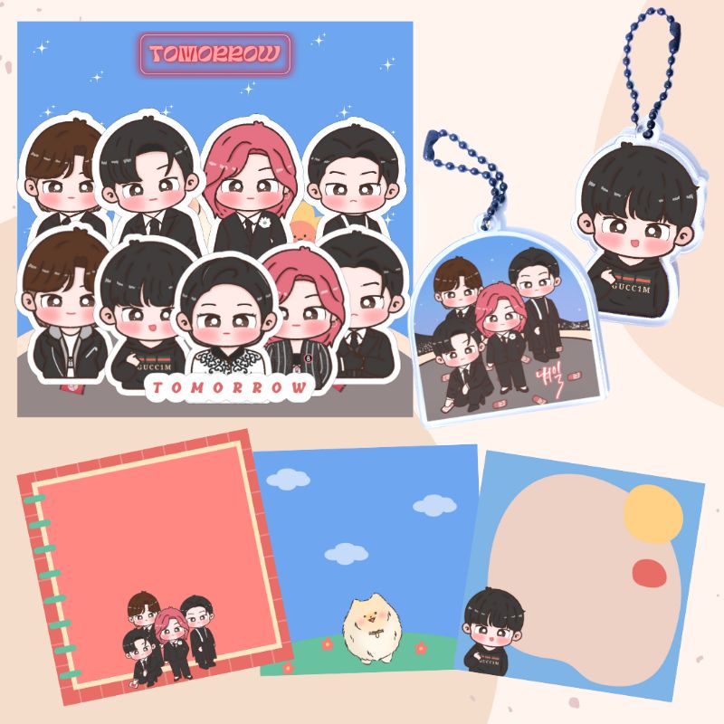 TOMORROW KDRAMA MERCH | KDRAMA KEYCHAIN STICKER