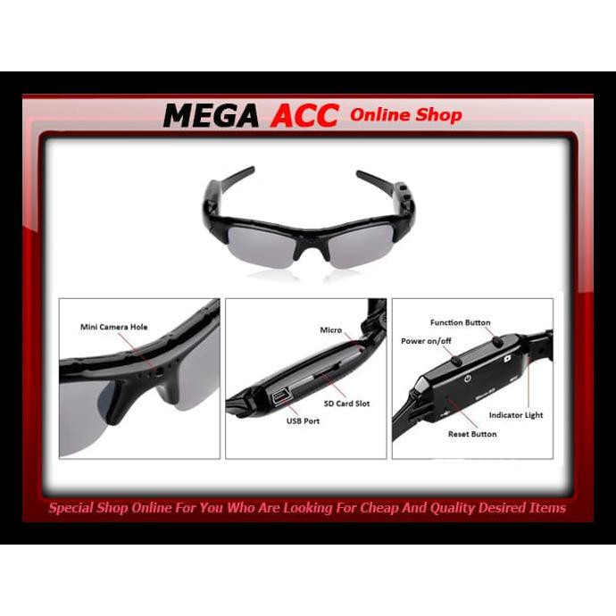 Berkualitas Kacamata Sport Spy ( Hidden Camera ) Termurah