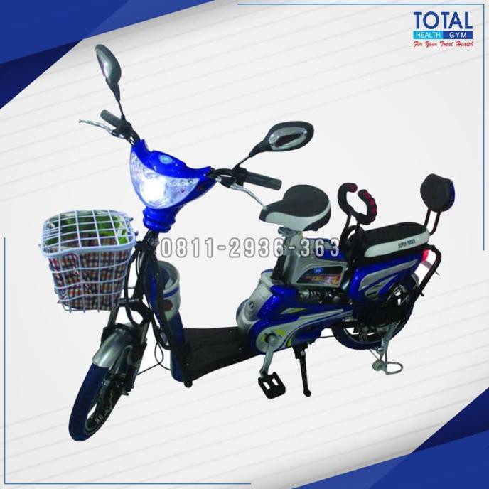Sepeda Listrik|Earth Gold|Super Rider