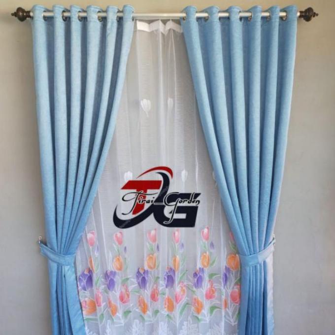 Gorden Blackout Polos BlueBery Navi/Biru Muda/Biru Tosca