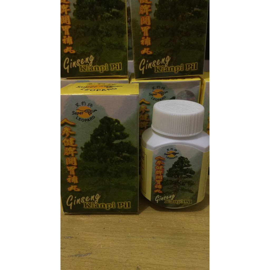 {COD} ginseng Kianpi pil super leopard 60s