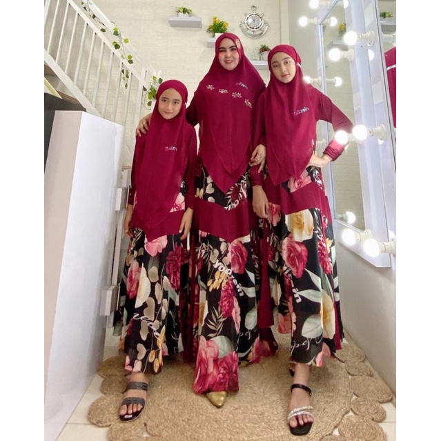 DRESS COUPLE MOM AND KIDS VOL.2 HIGH QUALITY PREMIUM ORIGINAL BY YODIZEIN SYAR’I