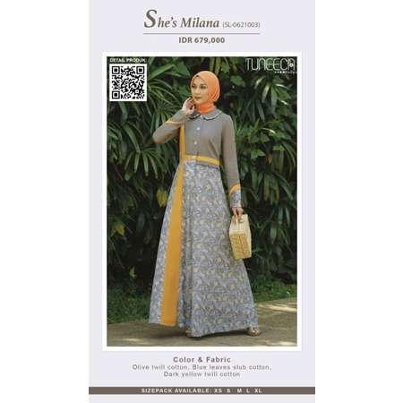 Simply Look SL-0621003 Florette Gamis By Tuneeca Diskon Sale Promo