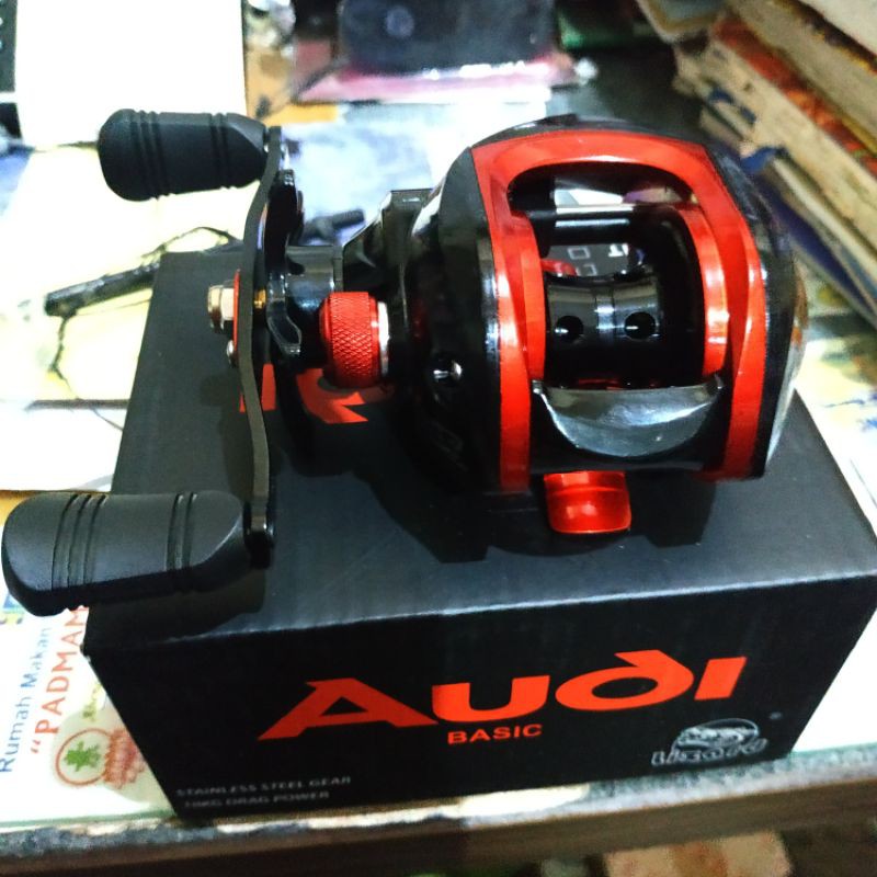 Reel BC BAITCASTING UL ULTRALIGHT MURAH AUDI BASIC HANDLE KIRI