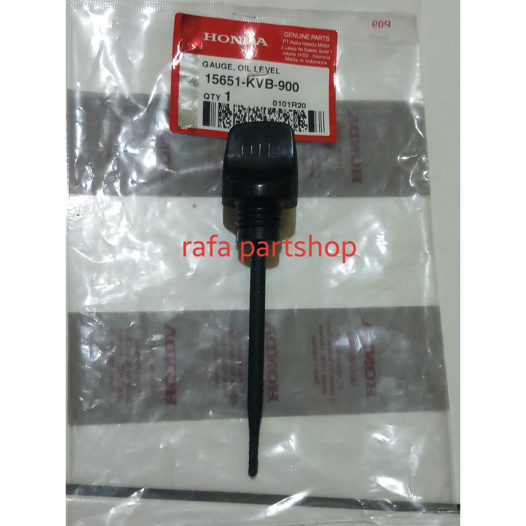 Tutup ukuran colokan Stik Oli Gauge Oil Level Vario 110 Karbu 15651KVB900 ORI AHM