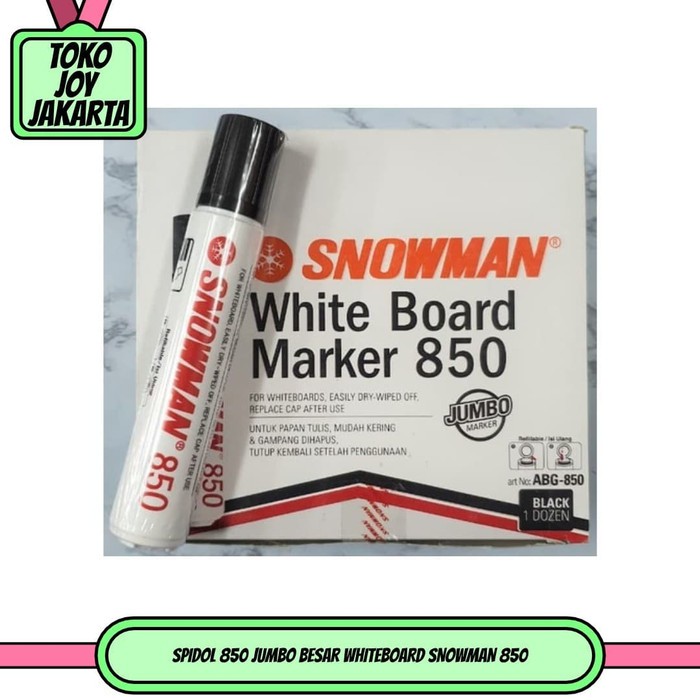 

SPIDOL 850 JUMBO BESAR WHITEBOARD SNOWMAN 850