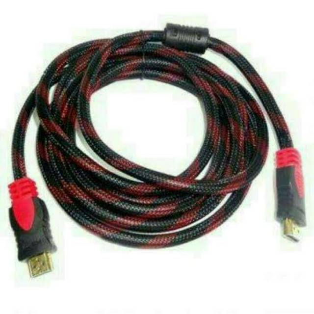 KABEL HDMI 5 METER MODEL JARING / SERAT