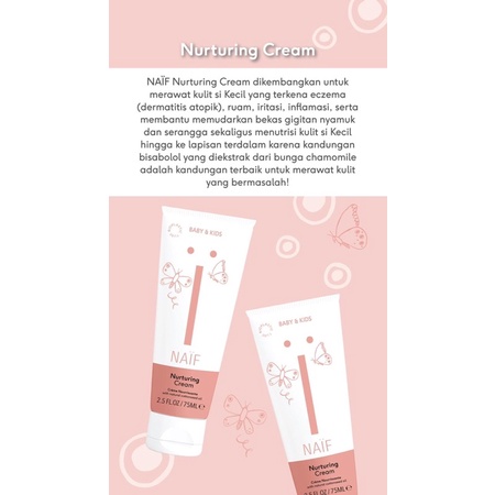 NAIF NURTURING CREAM 75 ml - krim kulit bayi sensitif