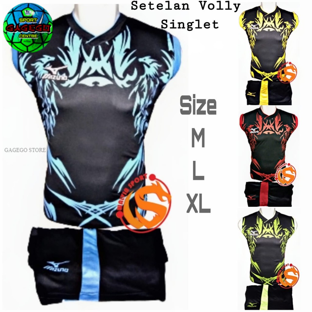 SETELAN VOLLY SINGLET - BAJU VOLI SINGLET PRIA - KAOS SINGLET VOLLY/KAOS VOLLY MZ08