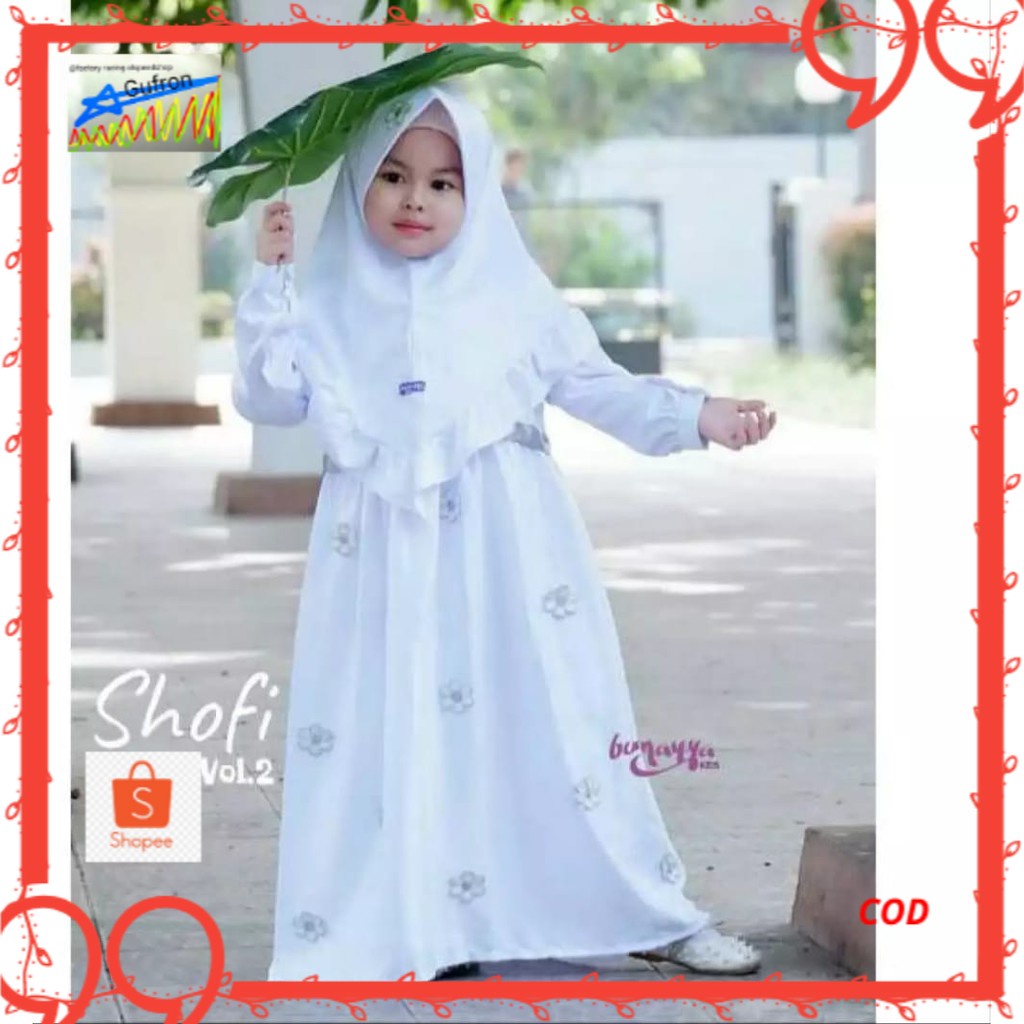 gamis anak YUMNA KIDS+HIJAB