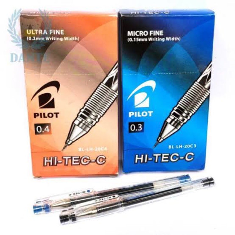 

Pulpen Pilot HI-TEC-C 0.3/0.4 - Satuan