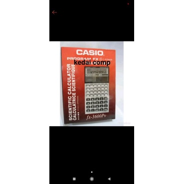 

Kalkulator Casio FX-3600Pv / Calculator CASIO FX 3600 PV