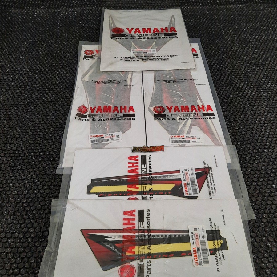 striping graphic rx king 2008 merah original