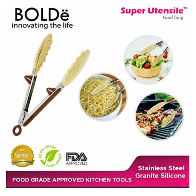 BOLDe Super Utensil Food Tong 12&quot; / Capitan BOLDe 12&quot;