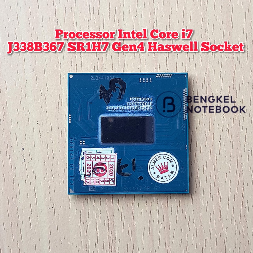 Processor Intel Core i7 J338B367 SR1H7 Gen4 Haswell Socket