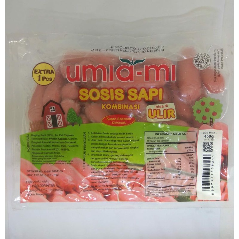 Sosis Ulir Umiami isi 50 pcs